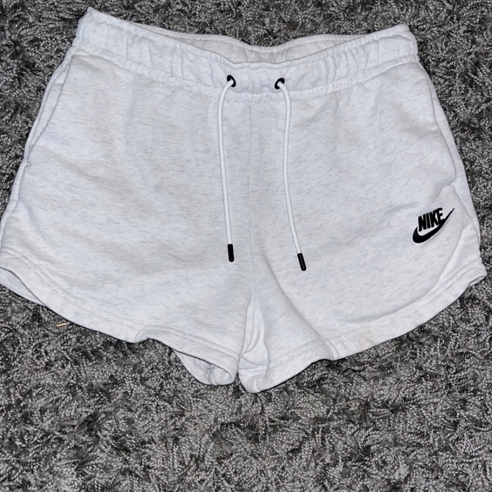 Light grey Nike sweat shorts